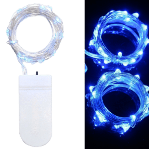 30 LED Wire Lyskæde - Blå Lys