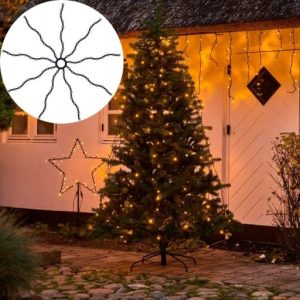 Sirius Top-Line LED tree drop down | 162 varmhvide lys | H2,1m+5m. | SLOW FLASH