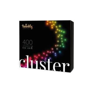Twinkly Cluster lyskæde - farvet lys - 6 meter - 400 lys