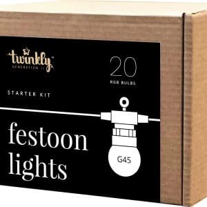 Twinkly Festoon smart RGB LED-lyskÃ¦de FESTOONRGB20
