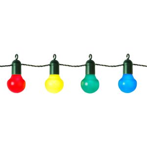 Elin - festlig LED-lyskæde, farverig, 20 lyskilder