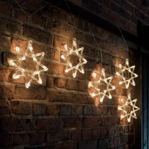 Jule-LED-lyskæde 8-takket-stjerne