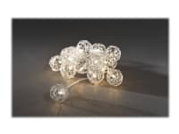 Konstsmide Balls - Kædelys - LED - varmt hvidt lys - aluminium