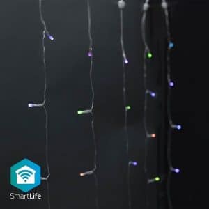 Nedis SmartLife Lyskæde/Dekorativ LED Gardin - 3x3 meter - RGB