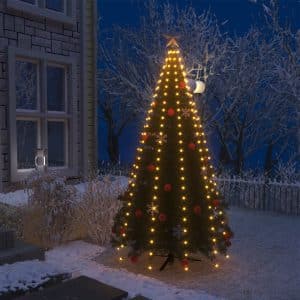 vidaXL netlys til juletræ med 250 LED'er IP44 250 cm
