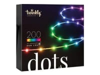 Twinkly Dots - Kædelys - LED - klasse G - RGB-lys - sort