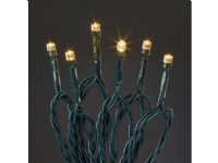 Hellum 577334, Dekorativ lyskæde, Grøn, 80 Lampe( r), LED, Varm hvid, Strøm