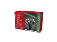Konstsmide 6303-120, 50 Lampe( r), LED, Varm hvid, Indendørs, Grøn, Plast, Polyvinylchlorid (PVC)