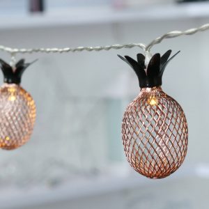 PLATINET Cotton Balls 10 LED lyskæde - Kobber