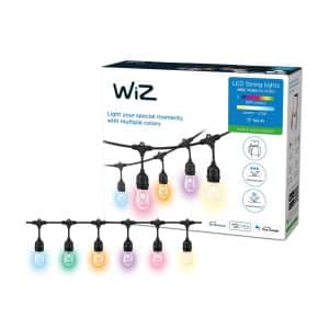 WiZ String Lights LED-lyskæde, udendørs, CCT, RGB
