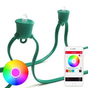 MiPow Playbulb String LED-lyskæde, basis grøn