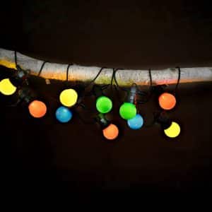 Snebold LED Lyskæde Forlænger Multifarvet