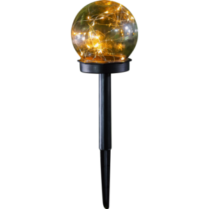 12 stk Solar Light Ball med lyskæde og 20 varm hvide micro LED