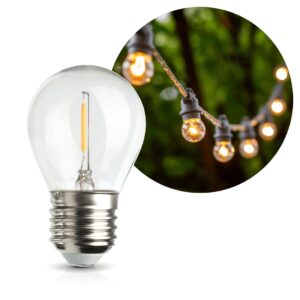 E27 krone LED 1.3w 55lm 3000k