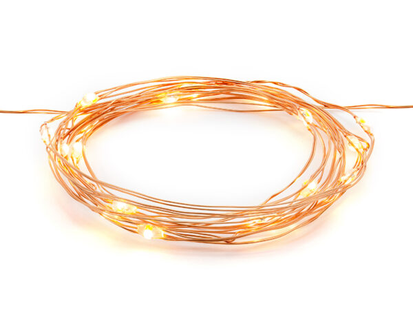 LED Lyskæde Kobber