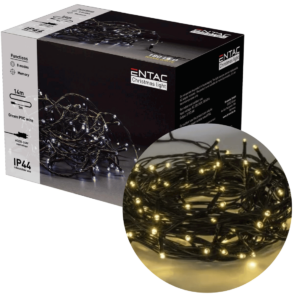 Lyskæde Udendørs - Julelys - 14M - 180 LED Dioder - Varm Hvid