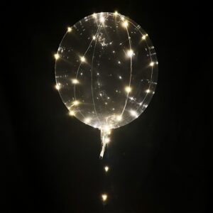 Rund LED Ballon Hvid