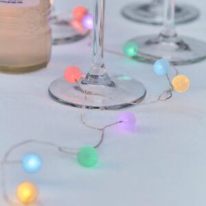 Sirius - Ally Kugle Cluster, 40LED, Multi, 2m+30cm