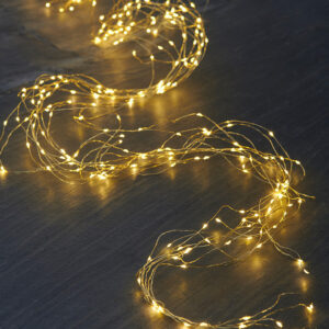 Sirius - Knirke, 200 led, klar/guld