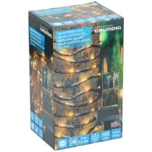 Grundig solcelle lyskæde 100 LED