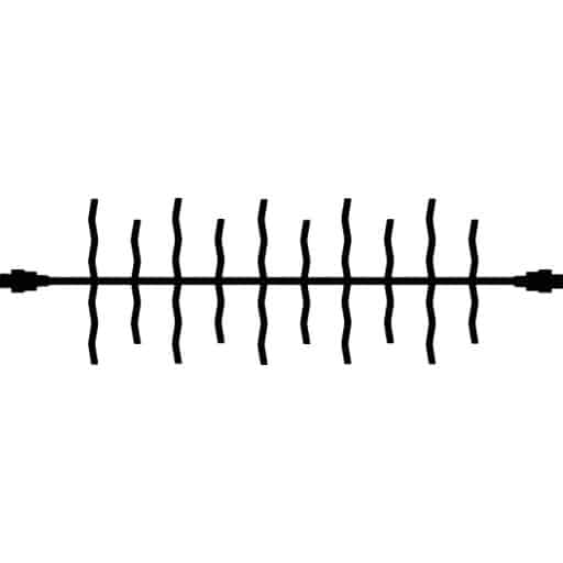 Sirius Tech-Line Cluster udendørs lyskæde, 120 varm hvide lys, 2 meter, forlænger