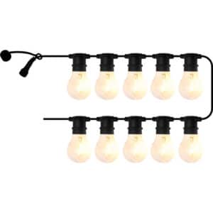 Sirius Tobias udendørs lyskæde, klare pærer, startsæt