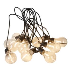 Partylyskæde Start 10xLED pærer klar