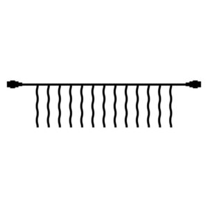 SIRIUS Top-Line Energy Iskrystal Supplementsæt 100 LED, 2,5 m