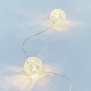 Sirius Maja lyskæde, hvid