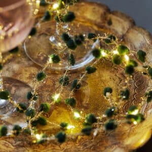 Sirius - Ina Lyskæde, Grøn/Guld, 2 m