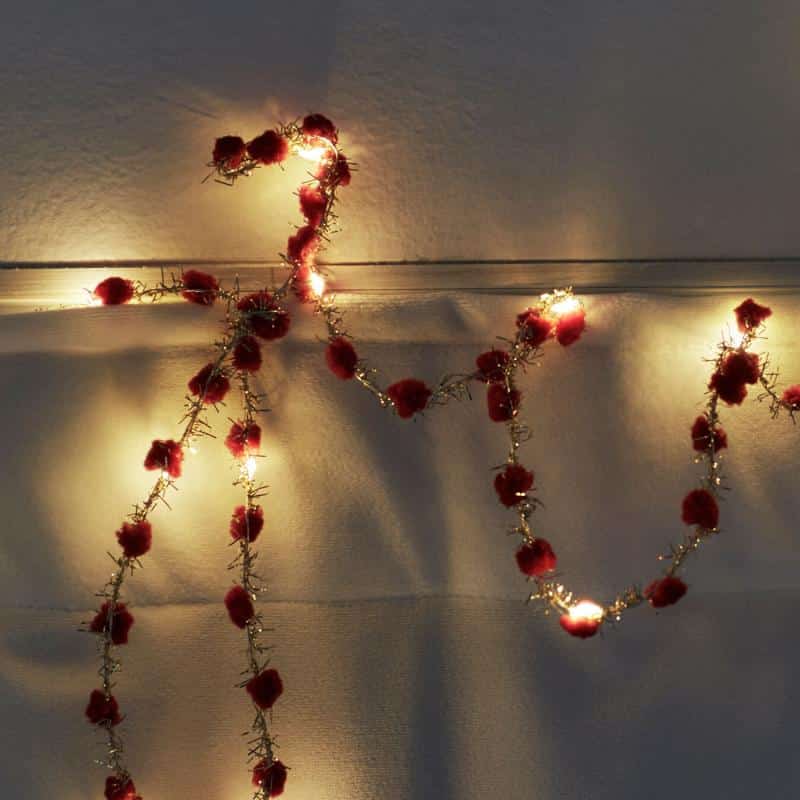 Sirius - Ina Lyskæde, Rød/Guld, 2 m