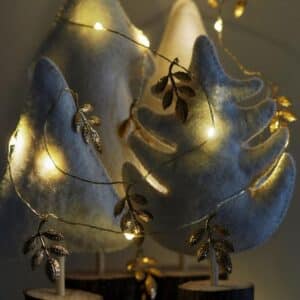 Sirius - Marlin Lyskæde, Guld, 2 m + 30 cm