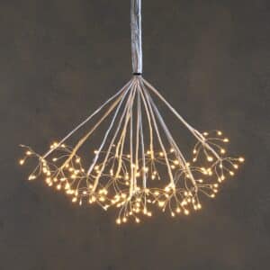 Hængende mælkebøttefrø med lys dia 80 cm