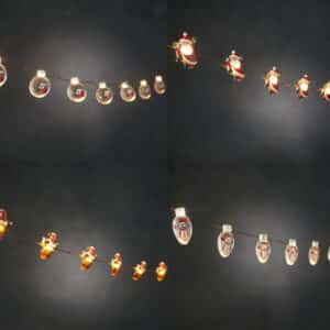 LED-lyskæde med figurer - Med hus