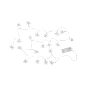 Lyskæde med stjerner og 20 LED-lys