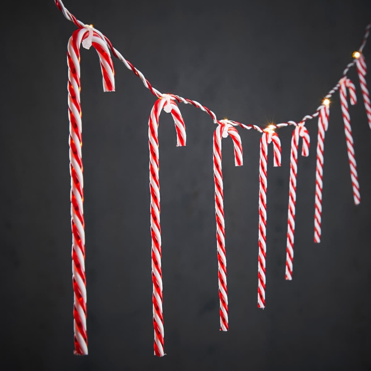 Lyskæde med sukkerstokke