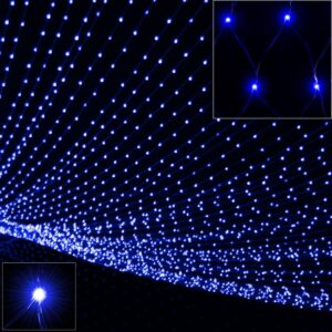 Netzlichterkette Blau 100 LED'er 120x120cm
