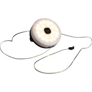 Konstsmide 3-i-1 genopladelig lampe, 50 lys