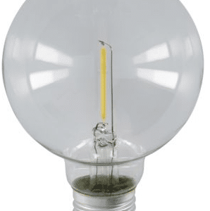 LED-pære/elpære G80 House Doctor Function, sort glas, udskiftbar til lyskæde