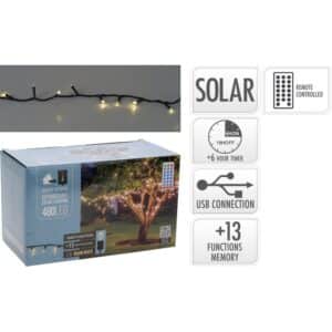 Solar Lyskæde 480 LED Varm Hvid